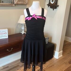 Black Silky Party Dress
